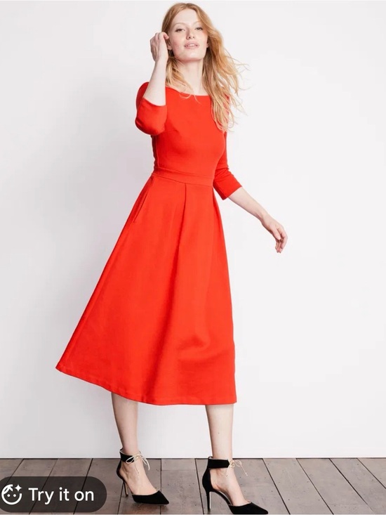 Boden Dresses & Skirts - Boden classic ponte Midi vintage style Dress